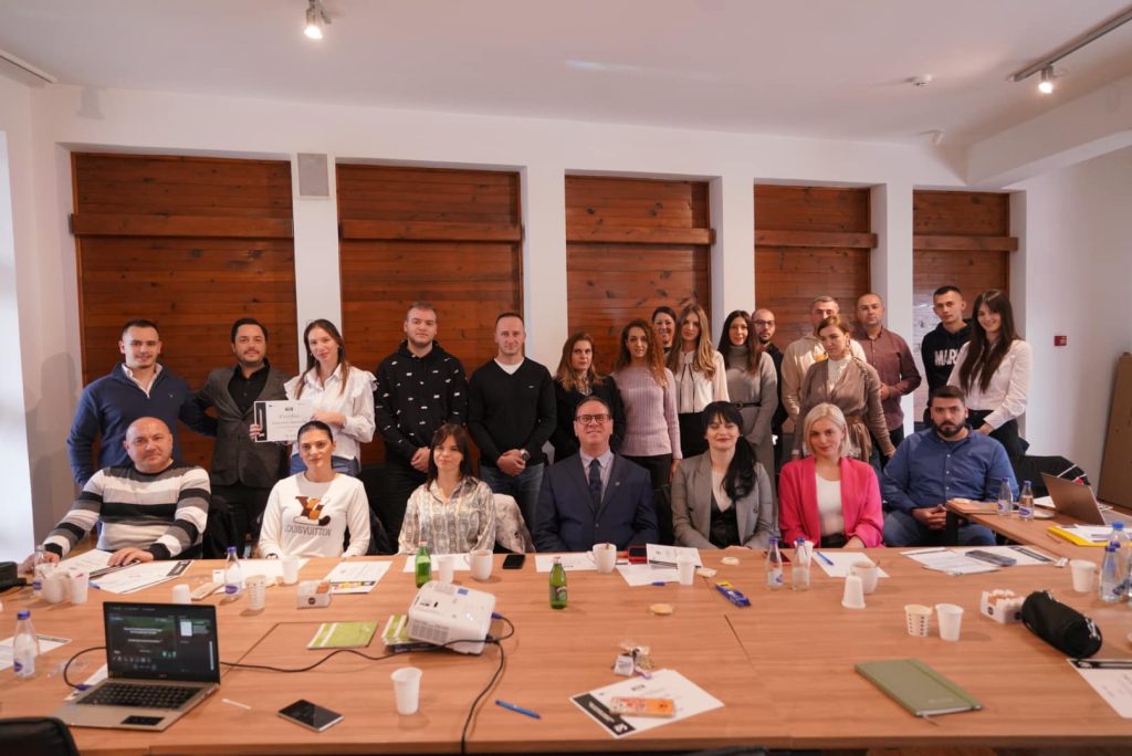 Tourism for Future -Training Certification Ceremony at Municipality of Kolašin